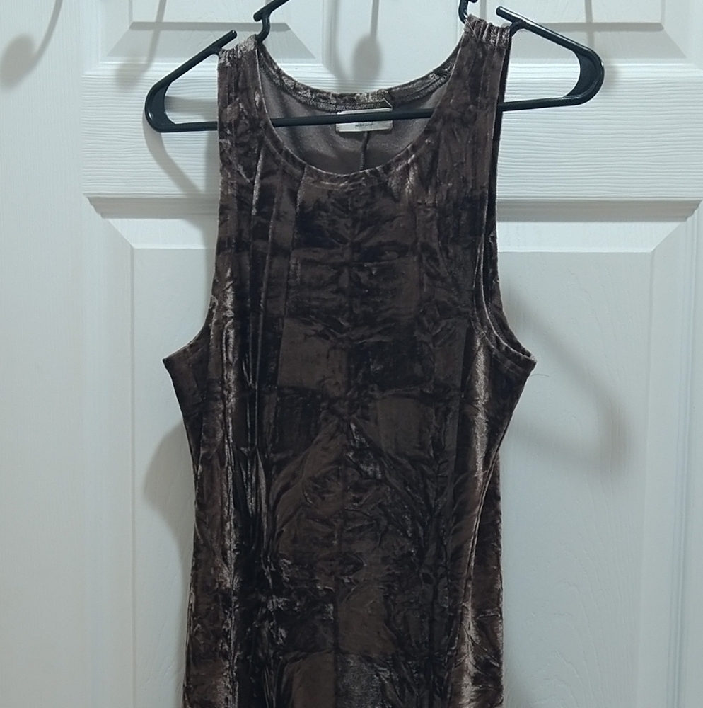NATURAL LIFE Crushed Velvet Maxi Dress - Picture 2 of 4